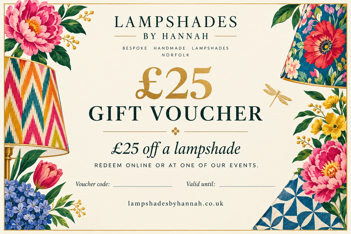 Gift Vouchers from Lampshades BY Hannah