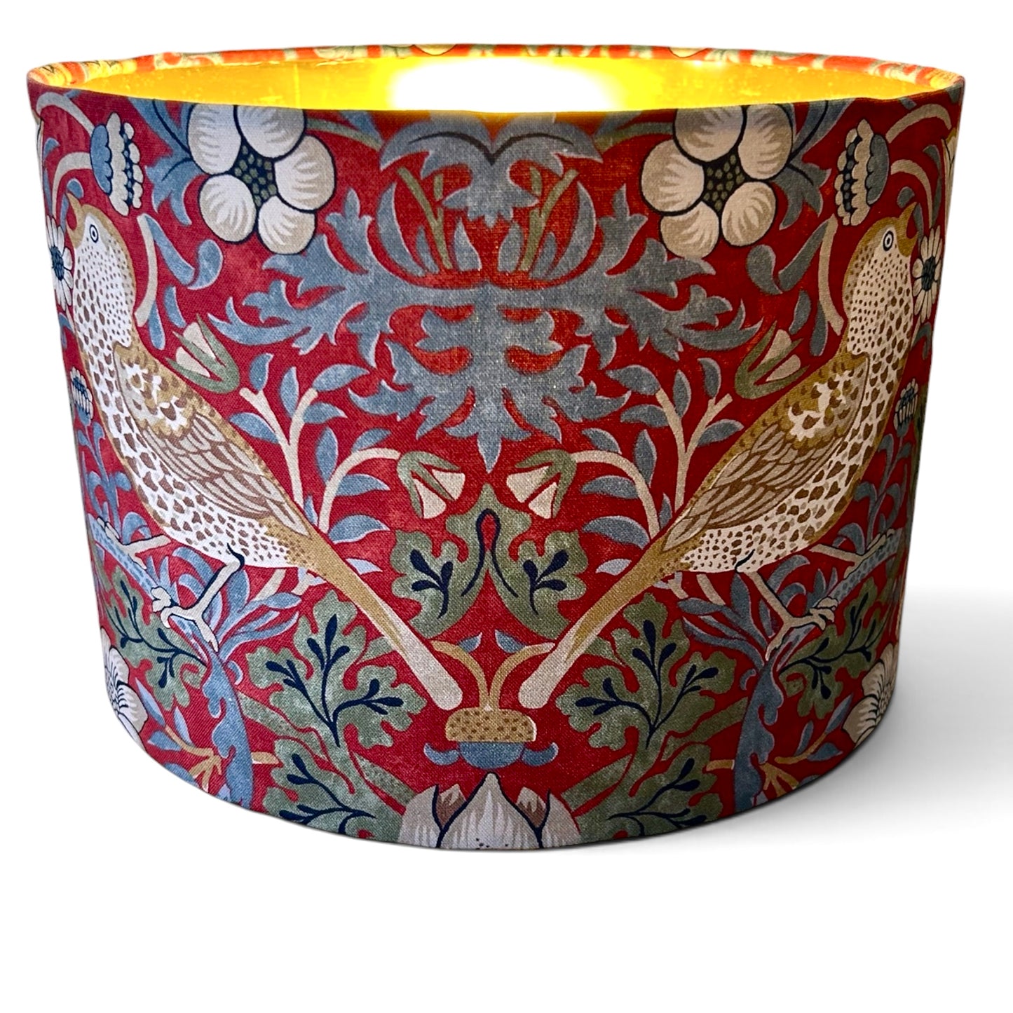 Strawberry Thief by William Morris with gold lining