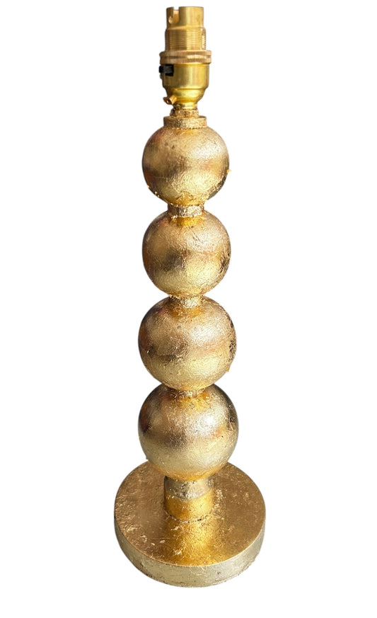 Guided Mango Wood Lamp Base