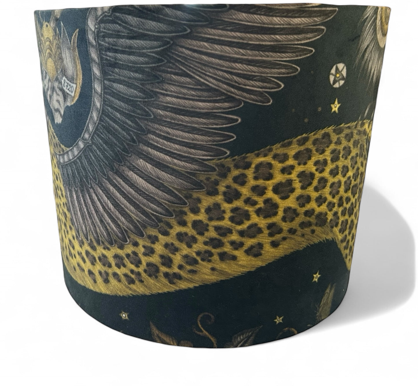 Emma Shipley's Lynx Velvet Lampshade