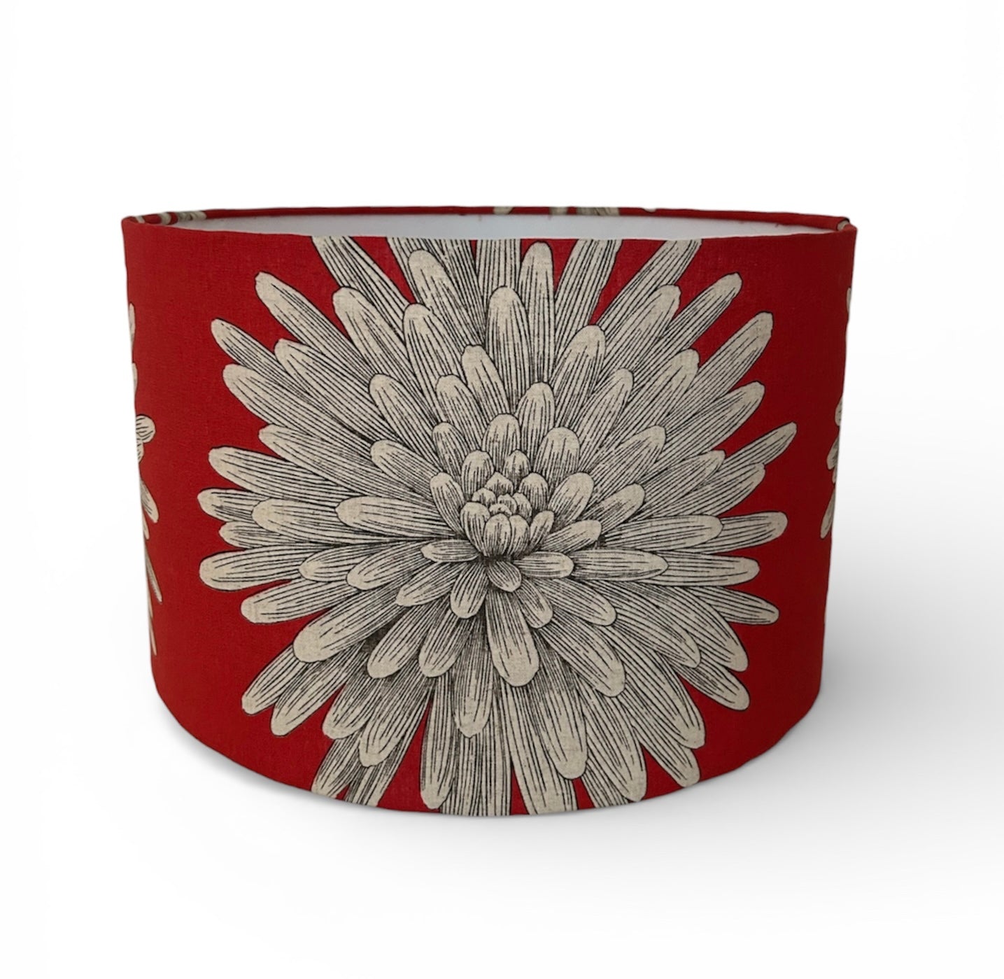 Stunning Red Dahlia Lampshade