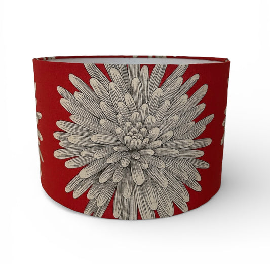 Stunning Red Dahlia Lampshade