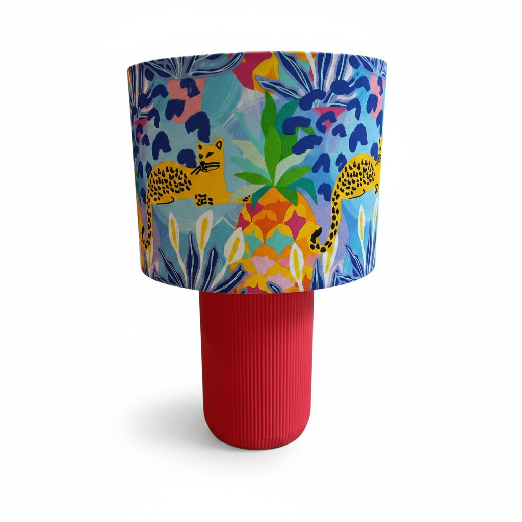 25cm Cool Calm Leopard Lampshade