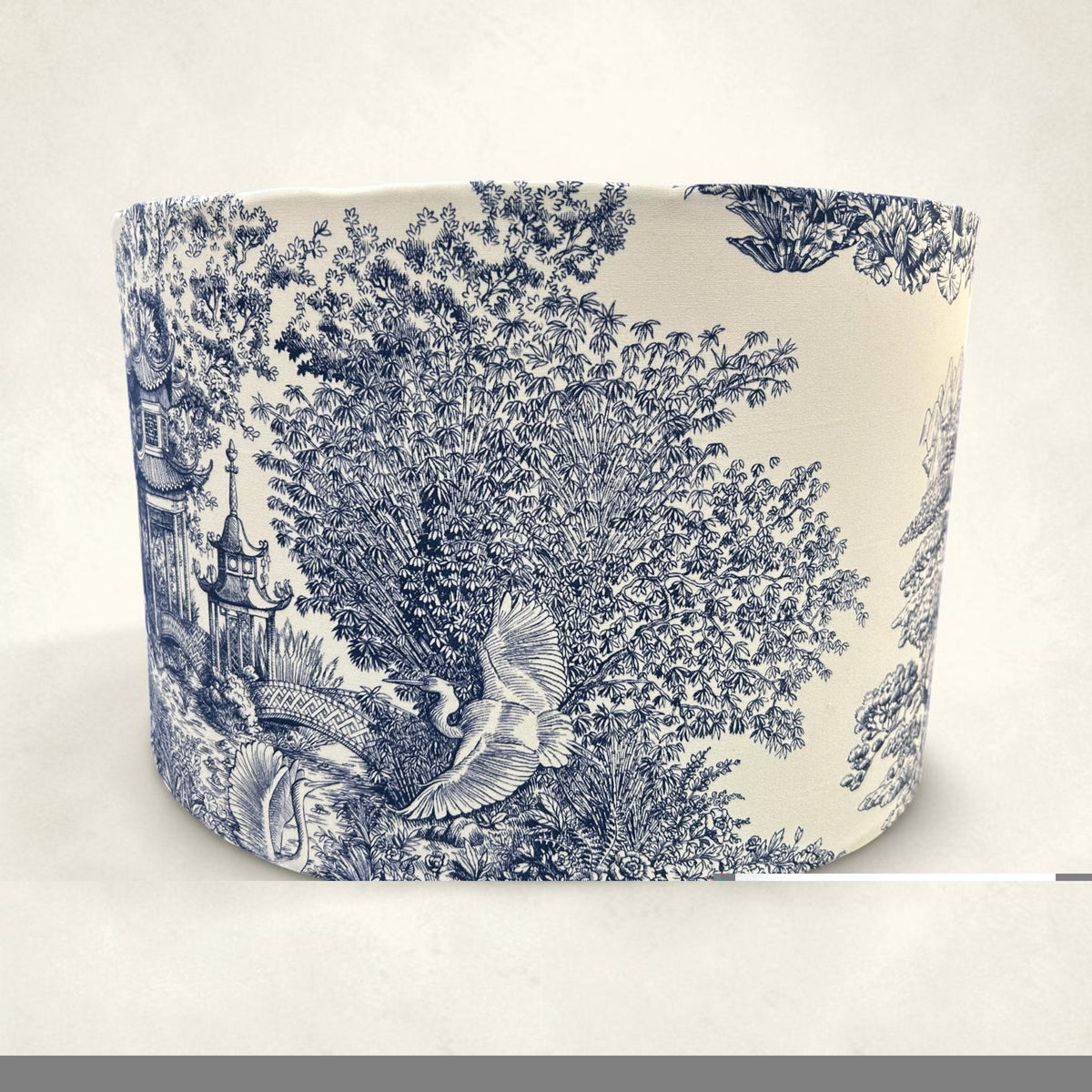 Japanese Blue and white Tea Garden Lampshade
